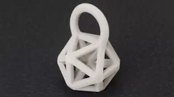 Icosahedron Frame Pendant 3D print model