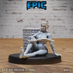 Orc Fisher Female Rest ‧ DnD Miniature ‧ Tabletop Miniatures ‧ Gaming Monster ‧ 3D Model ‧ RPG ‧ DnDminis ‧ STL FILE