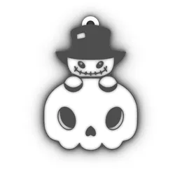 Pumpkin keychain