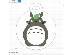 Totoro Keychain