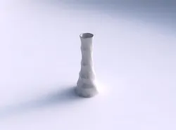 Vase twisted squeezed hexagon with horizontal sections 3D print model