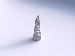 Vase twisted top bent hexagon and twisted organic lattice 1 3D print model