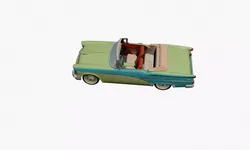 1950s Early Vintage Classic Convertible 3D model 3D model