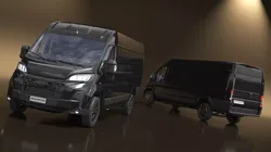 2025 Fiat Ducato Long Van Black 3D model