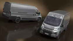 2025 Fiat Ducato Long Van Gray Rigged for Maya 3D model
