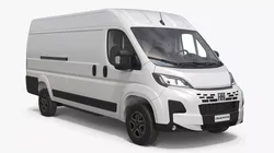 2025 Fiat Ducato Long Van White 3D model