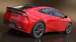 2025 Toyota Prius Red 3D model