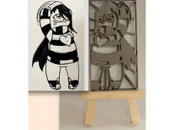 2D Drawing 3D printed