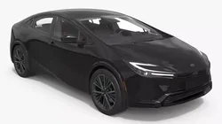 Black Toyota Prius 2025 3D model