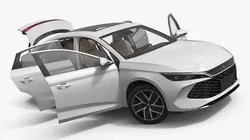 BYD Qin L DM-i Executive Car White Rigged 3D model
