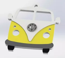 Combi  VW Keychains keyring 3D print model
