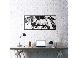 Comic Wall Sculpture 2D