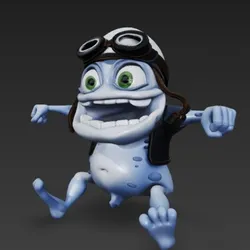 Crazy Frog figurine