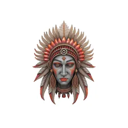 DECORATIVE MASKS COLLECTION "INDIAN MASK 2".