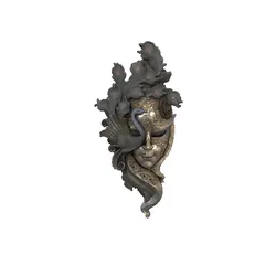 DECORATIVE MASKS COLLECTION "PEACOCK MASK".