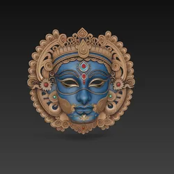 DECORATIVE MASKS OF COLLECTION "WOMAN MASK".