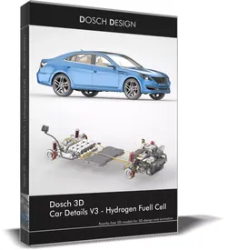Dosch 3D - Car Details V3 - Hydrogen Fuel Cell 3D model