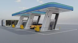 Electric Vehicle Charging Station 3 3D model
