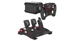 Fanatec Clubsport Steering Wheel and Pedals 3D model