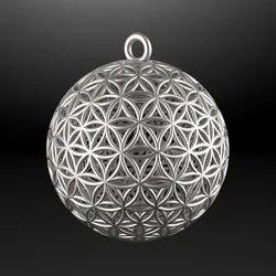 Flower of Life Sphere 34 mm - 3D print model