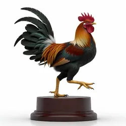 Gallo Trofeo – Modelo 3D STL para Impresión