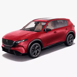 Mazda CX-5 2026 with interior 3D model