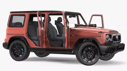 Mercedes-Benz G580 2025 Red Rigged 3D model