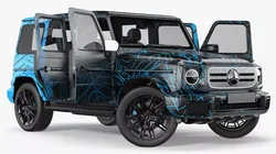 Mercedes-Benz G580 with Dynamic Pattern Rigged 3D model