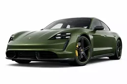 Metallic Olive Green Porsche Taycan 3D Model Low-poly 3D model