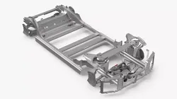 Modular Automotive Frame Without Suspension 3D model