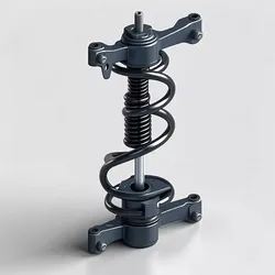 Realistic Car Suspension 3D Model Low-poly 3D model