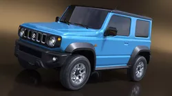 Suzuki Jimny 2025 Three Door SUV Blue Simplified 3D model