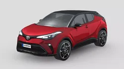 Toyota C-HR 2021 Low-poly 3D model