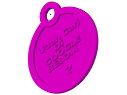 "Udah Cari Di Google Belom" Keychain