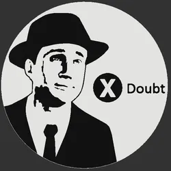 X to Doubt Meme - Poker Chip