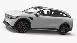 Zeekr 7X Pearl White Electric SUV 3D model
