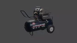 Air compressor PBR Low-poly 3D model