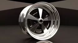 american muscle car wheel 3D model