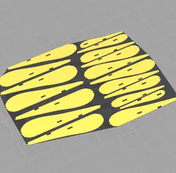 Assemblable airplane for aeromodelism