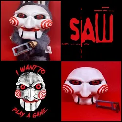 Billy the Puppet Mask & Hacksaw for Labubu Plush
