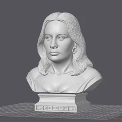 Bust of Adele - 3D model of the iconic British singer