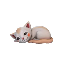 Cat Lying Down 2 // Cat Lying Down 2