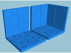 Dungeon Tiles - Cobblestone Floor and Parquetry Walls