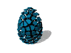 Exploded Easter Egg