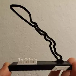 F1 Circuit Jeddah 3D print model