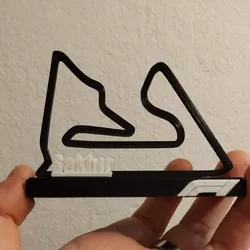 F1 Circuit Sakhir 3D print model