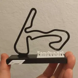 F1 Circuit Zandvoort 3D print model