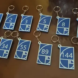 FIBONACCI KEYCHAIN