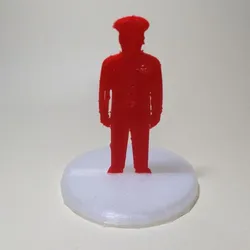 General Front Figlet – 3D Printable Art Figures with Style