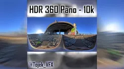 HDR 360 Panorama 1st Street Viaduct DTLA 25 tracks 3D model